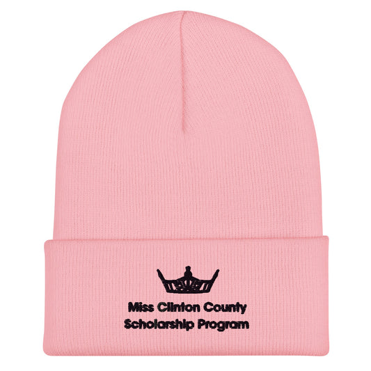 Cuffed Beanie | Miss Clinton County Scholarship Program