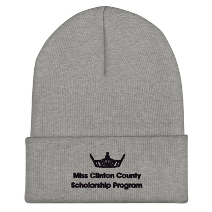 Cuffed Beanie | Miss Clinton County Scholarship Program
