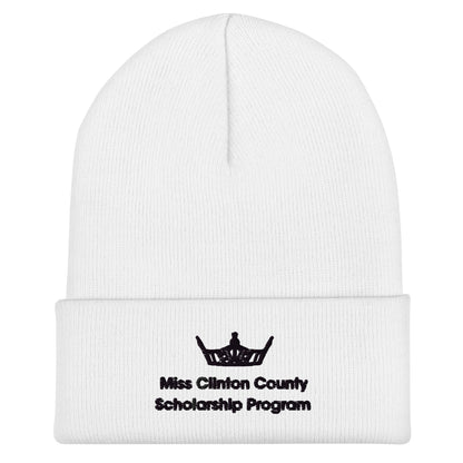 Cuffed Beanie | Miss Clinton County Scholarship Program