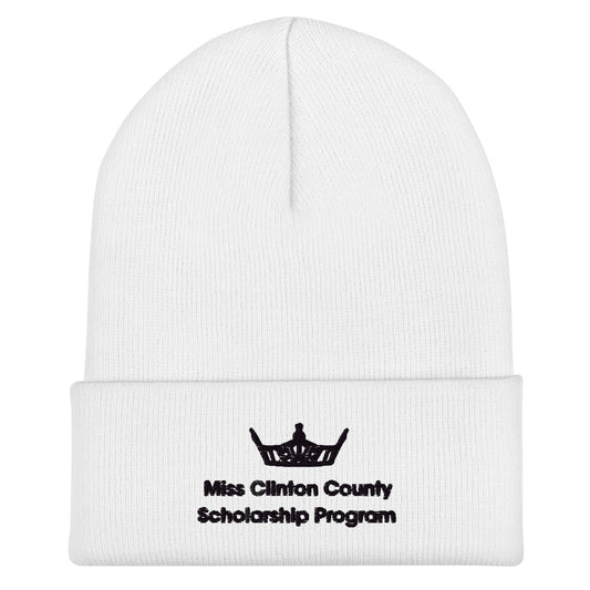 Cuffed Beanie | Miss Clinton County Scholarship Program