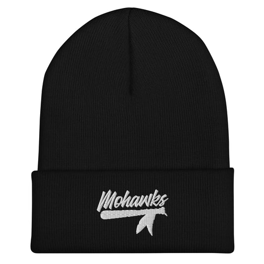 Cuffed Beanie | Mohawks | Victory Feather Logo