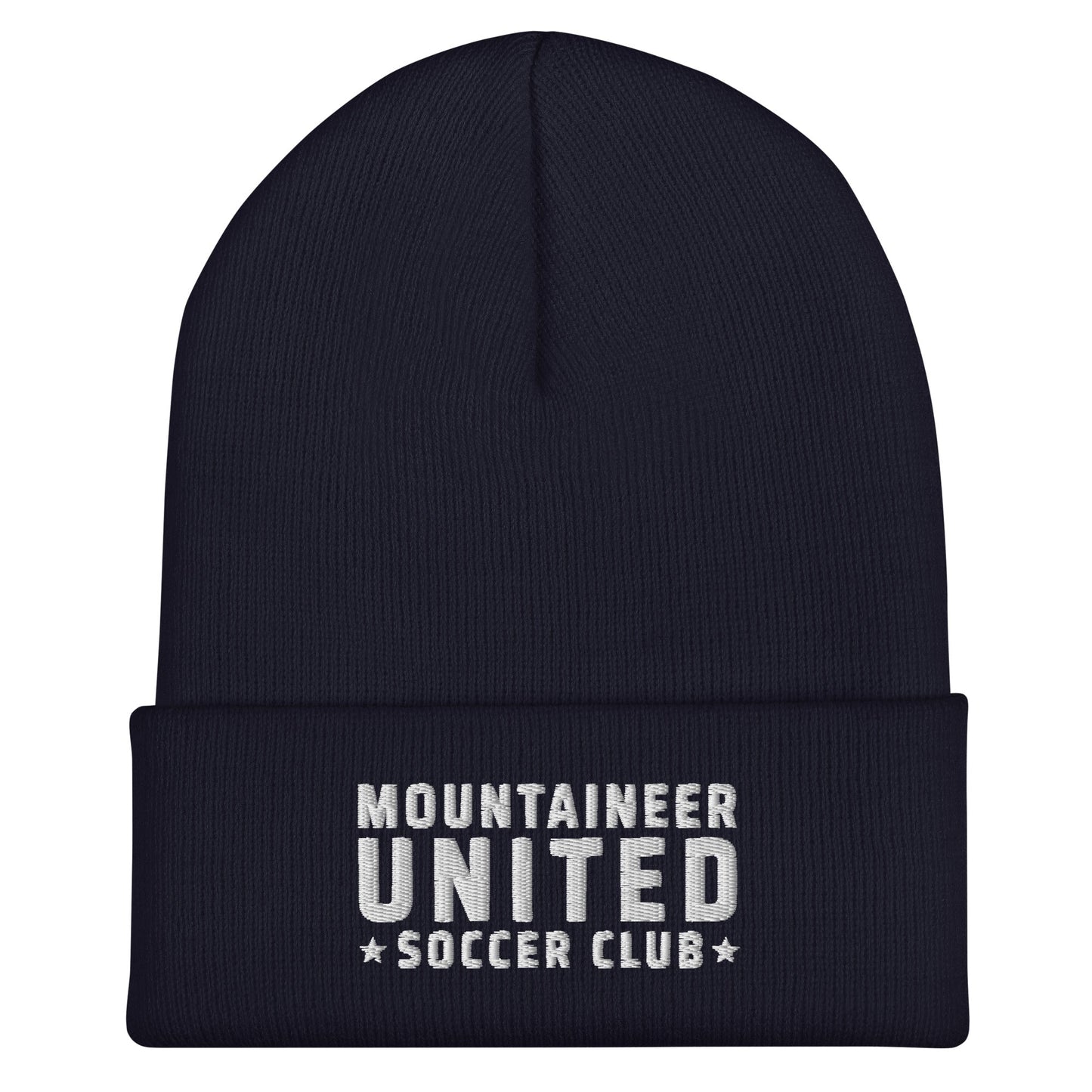 Cuffed Beanie | Mountaineer United Soccer Club | Alpine Crest Logo