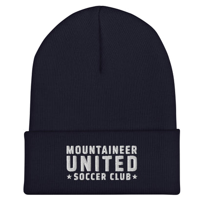 Cuffed Beanie | Mountaineer United Soccer Club | Alpine Crest Logo