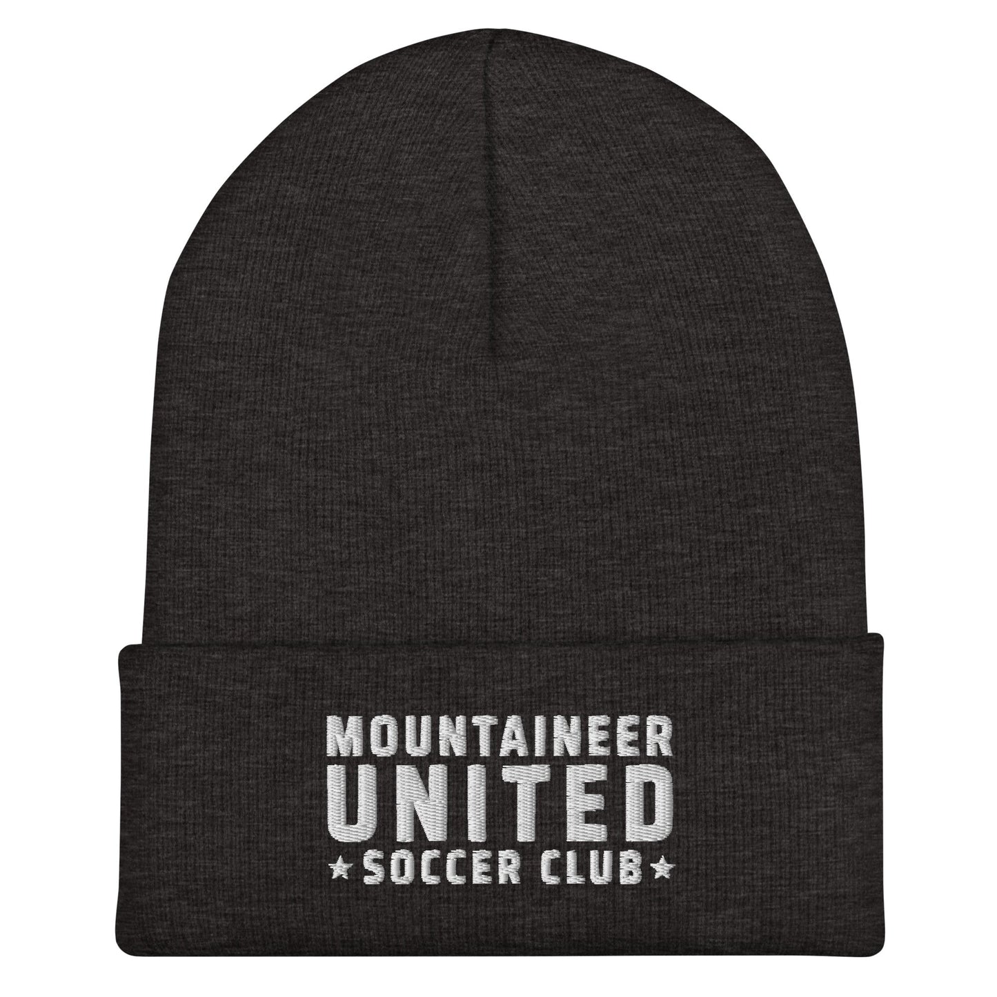 Cuffed Beanie | Mountaineer United Soccer Club | Alpine Crest Logo