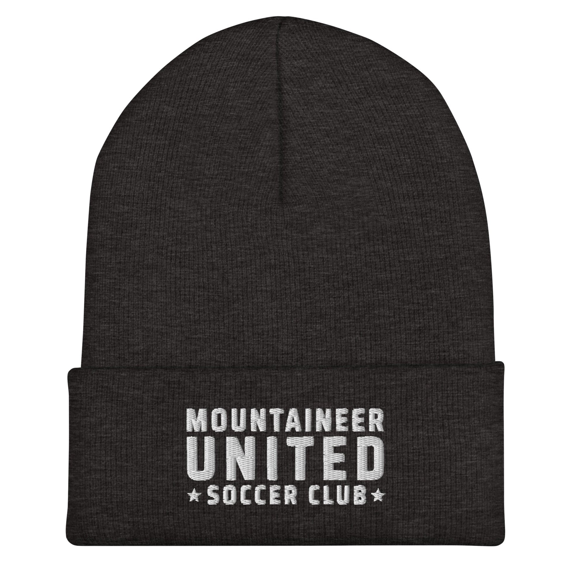Cuffed Beanie | Mountaineer United Soccer Club | Alpine Crest Logo