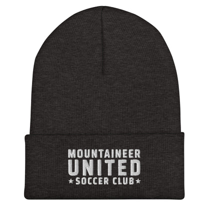 Cuffed Beanie | Mountaineer United Soccer Club | Alpine Crest Logo