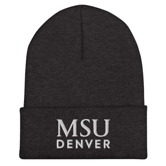 Cuffed Beanie | MSU Denver Dance Team | Titan Crest Logo