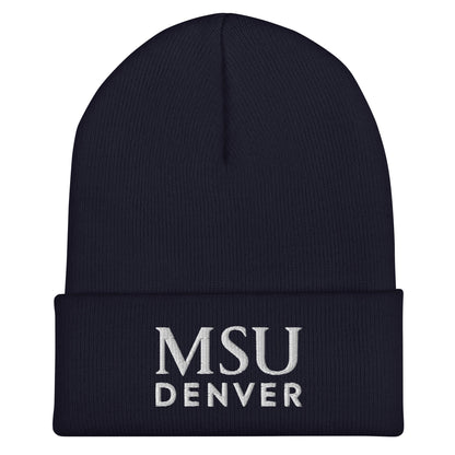 Cuffed Beanie | MSU Denver Dance Team | Titan Crest Logo