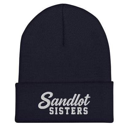 Cuffed Beanie | Sandlot Sisters | Script Logo