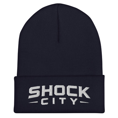 Cuffed Beanie | Shock City FC | Modern Script Logo