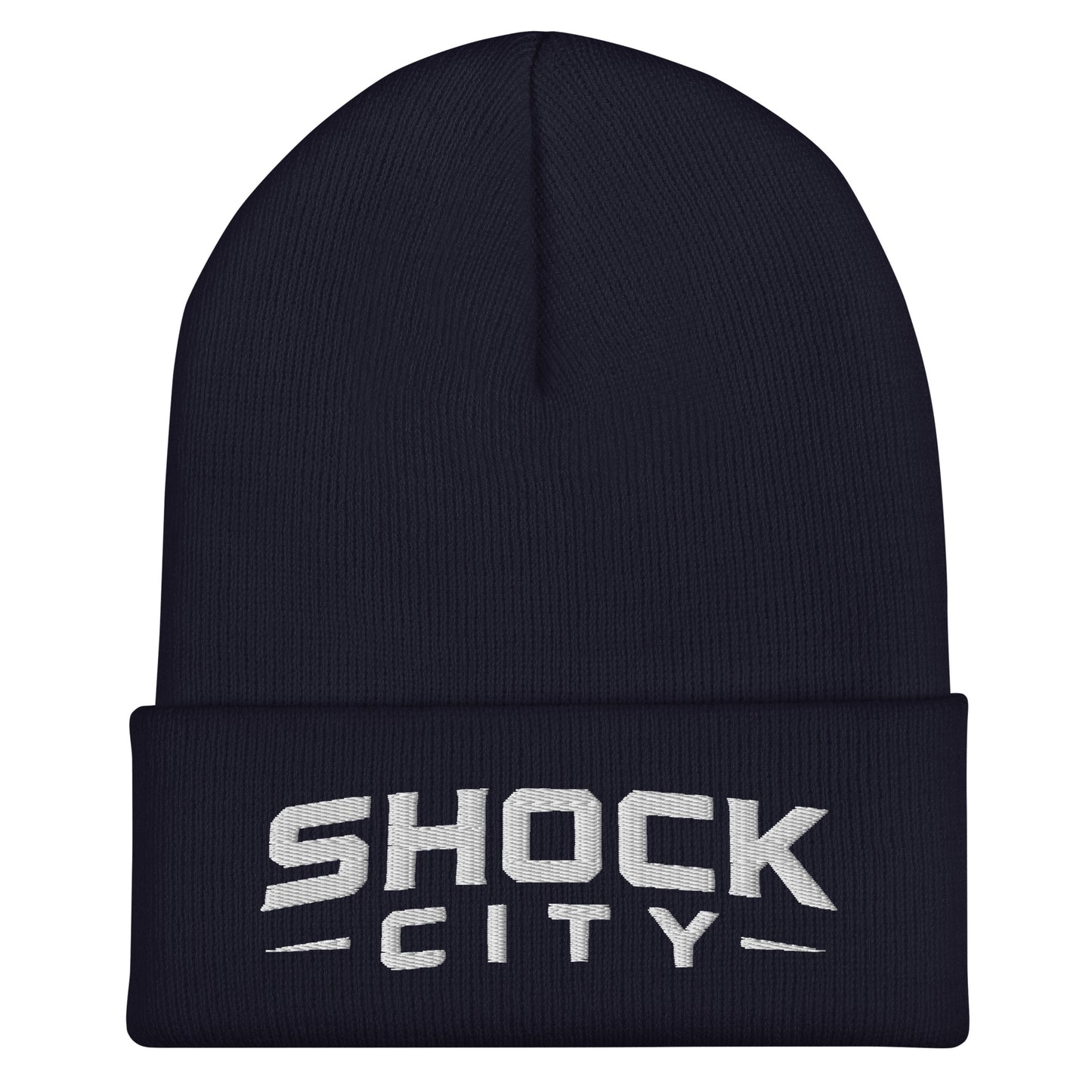 Cuffed Beanie | Shock City FC | Modern Script Logo