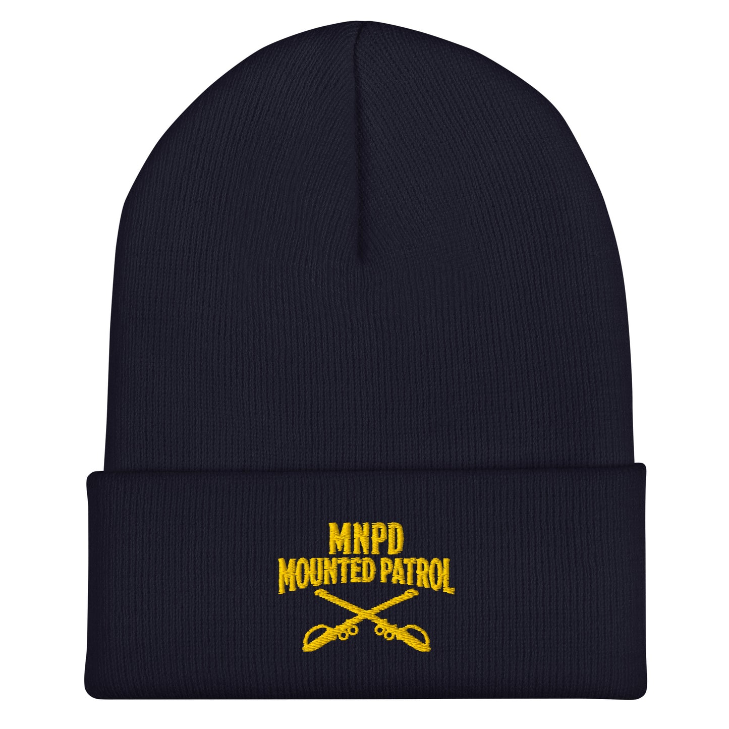 Cuffed Beanie | Metro Nashville Police Department Horse Mounted Patrol | Sabres MNPD Logo