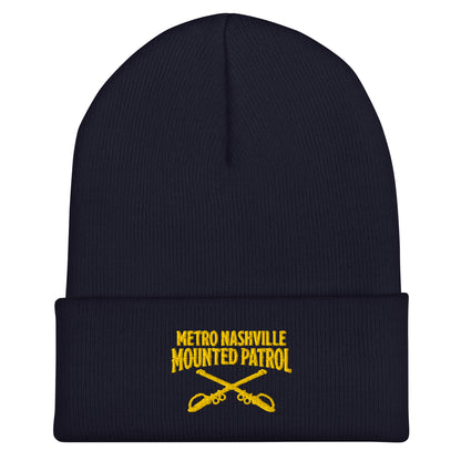 Cuffed Beanie | Metro Nashville Police Department Horse Mounted Patrol | Crest Logo