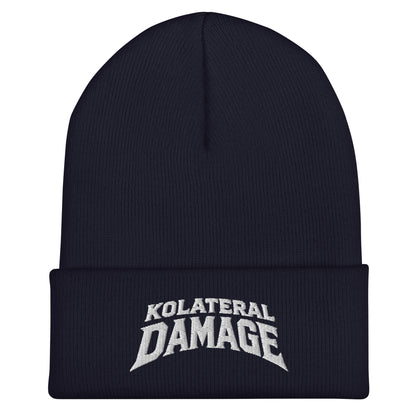 Cuffed Beanie | Kolateral Damage E-Sports | Ice Kold Crest Logo