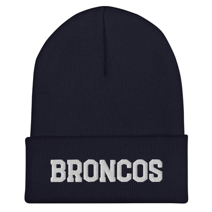 Cuffed Beanie | Rapid City Broncos - BHYFL | Athletics Logo