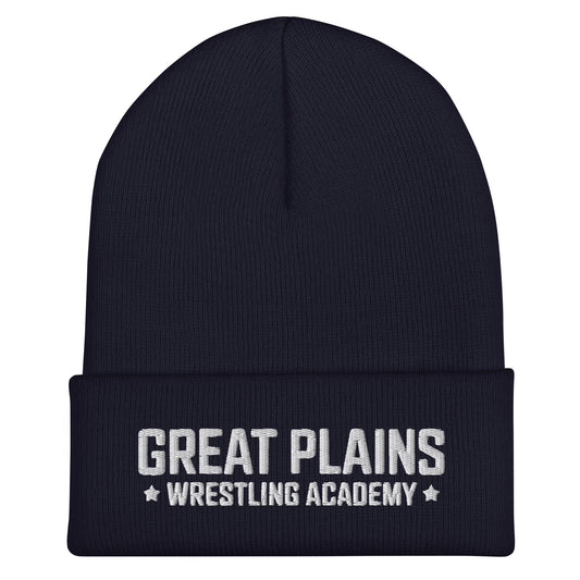Cuffed Beanie | Great Plains Wrestling Academy | Script Logo