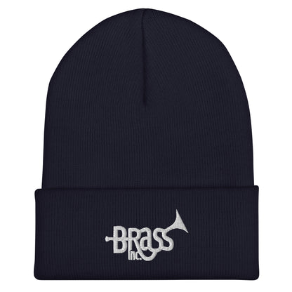 Cuffed Beanie | Brass Inc. | Modern Script Logo