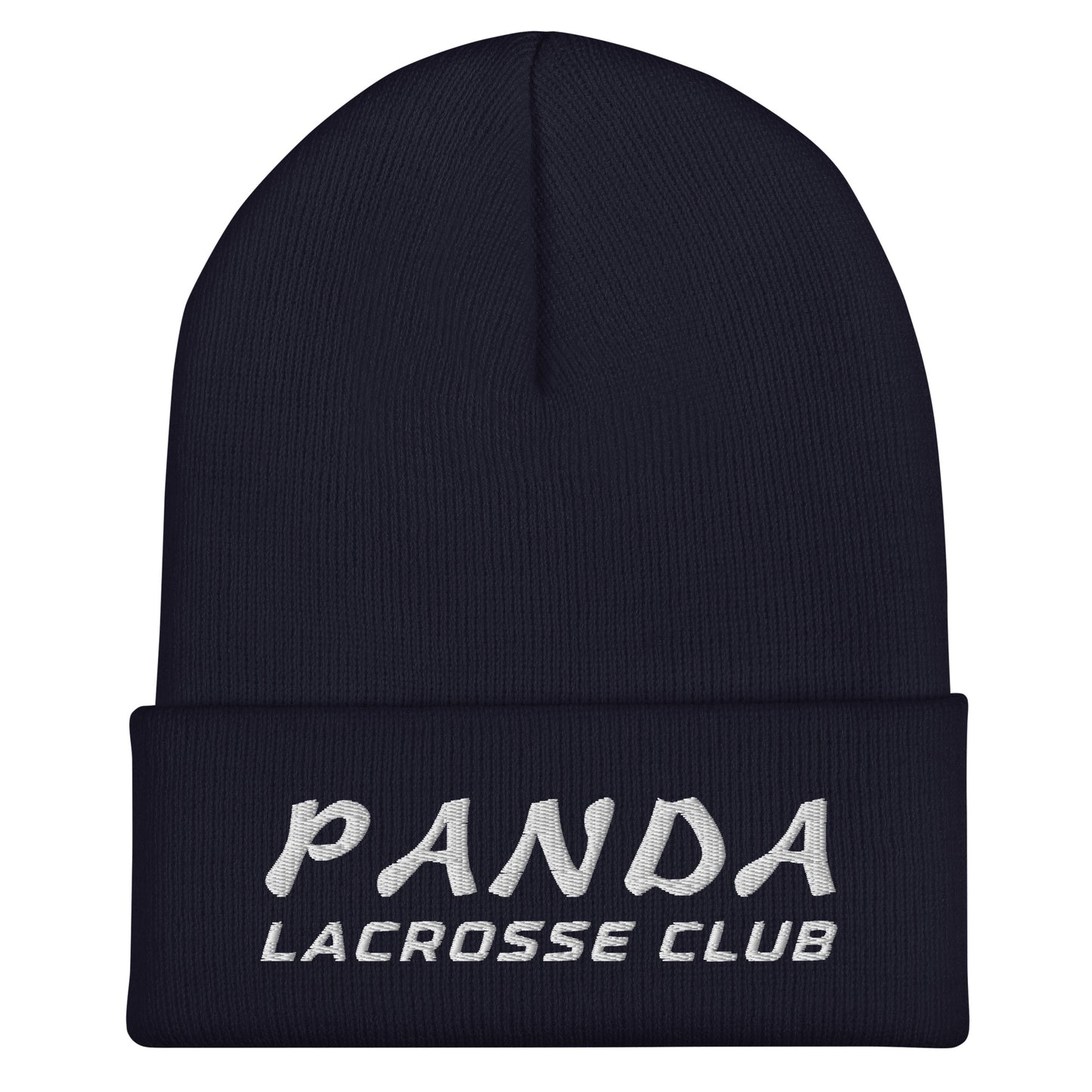 Cuffed Beanie | Panda Lacrosse Club | Crest Logo