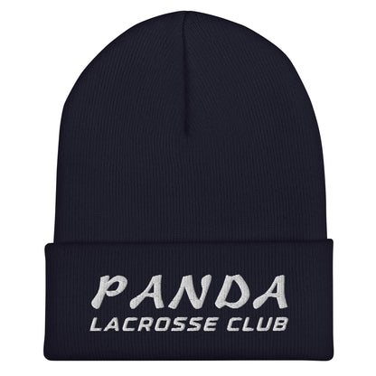 Cuffed Beanie | Panda Lacrosse Club | Crest Logo