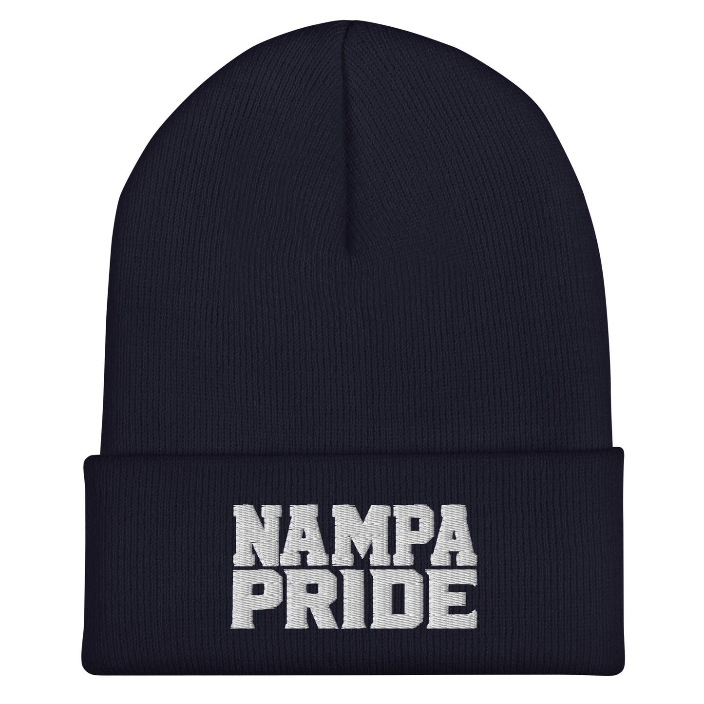 Cuffed Beanie | Nampa Pride | Letter Mark Logo