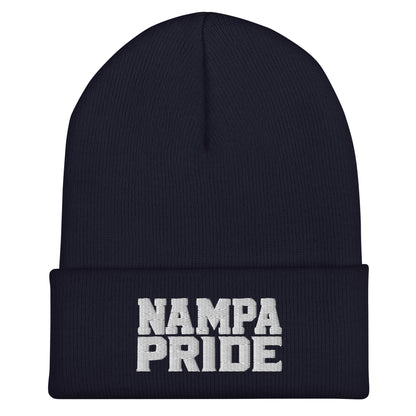 Cuffed Beanie | Nampa Pride | Letter Mark Logo