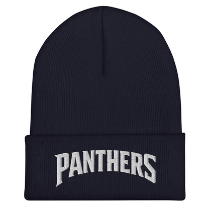 Cuffed Beanie | Central Falls Panthers | Script Logo