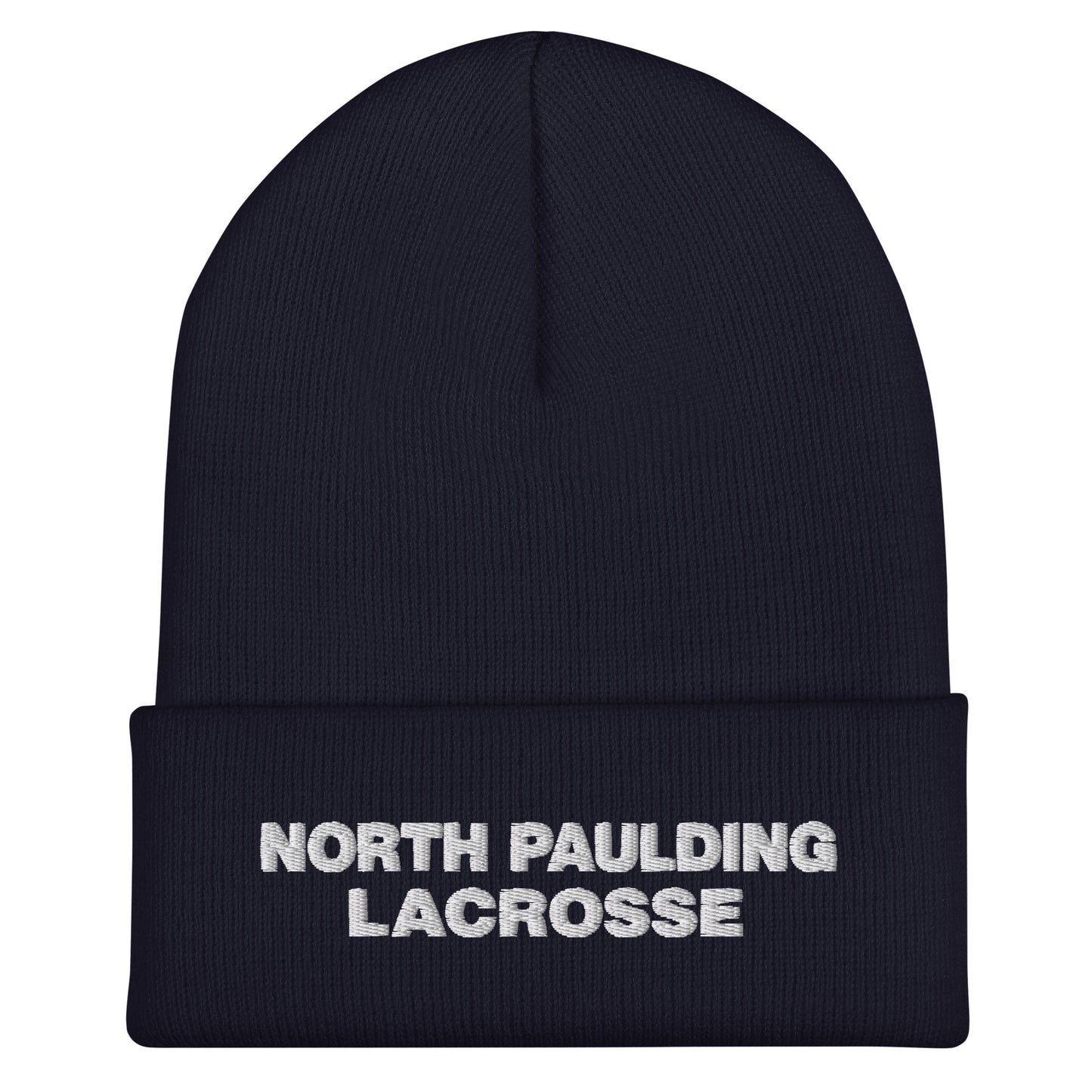 Cuffed Beanie | North Paulding Lacrosse | Badge Logo