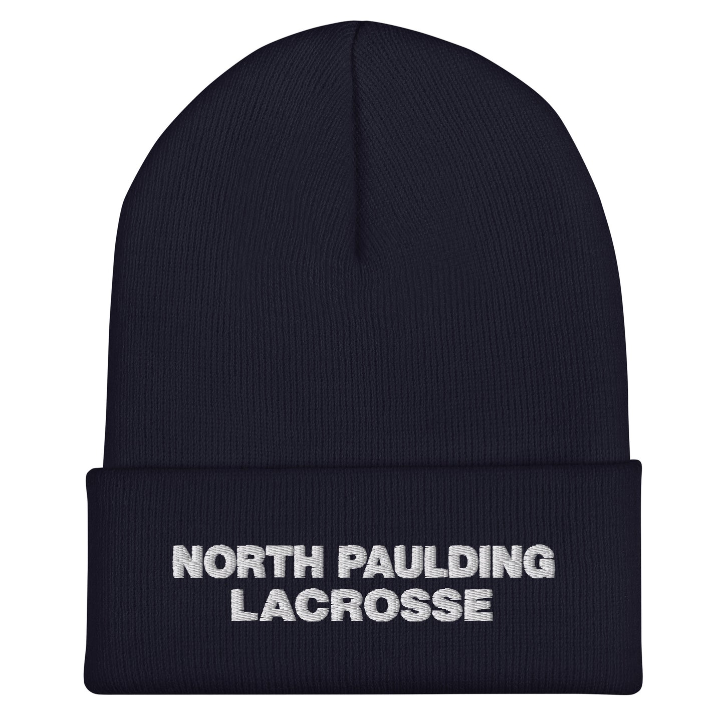 Cuffed Beanie | North Paulding Lacrosse | Badge Logo