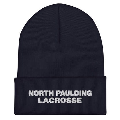 Cuffed Beanie | North Paulding Lacrosse | Badge Logo