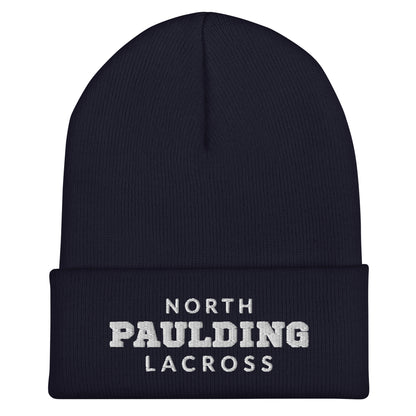Cuffed Beanie | North Paulding Lacrosse | Valor Logo