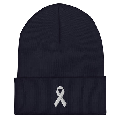 Cuffed Beanie | For the 22 | Ribbon Initiative Logo