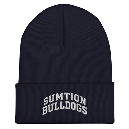 Cuffed Beanie | Sumtion bulldogs | Crest Logo