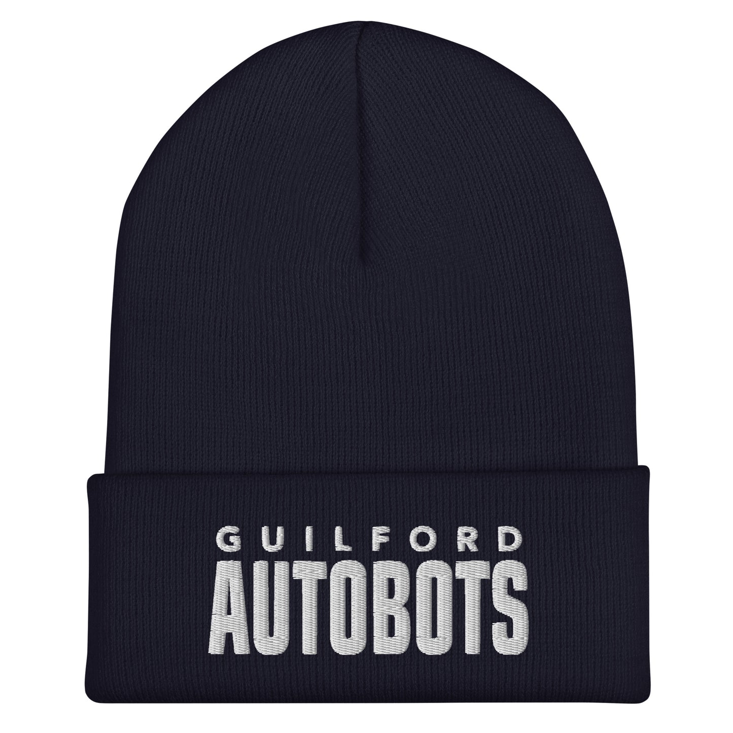 Cuffed Beanie | Guilford Autobots | Modern Script Logo