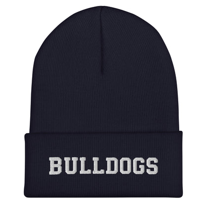 Cuffed Beanie | Celina Recreational Football Black | Bulldogs Crest Logo