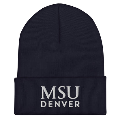 Cuffed Beanie | MSU Denver Dance Team | Titan Crest Logo