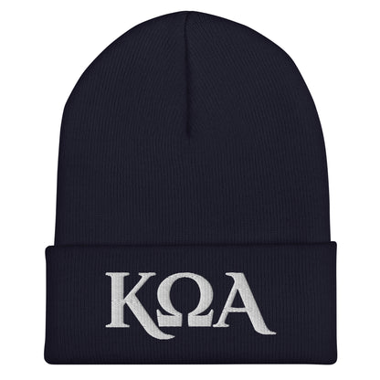 Cuffed Beanie | Kappa Omega Alpha | Crest Logo