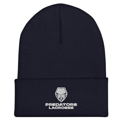 Cuffed Beanie | Predators Lacrosse | Crest Logo