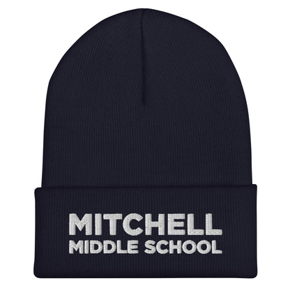 Cuffed Beanie | Mitchell Middle School Softball | Crest Logo