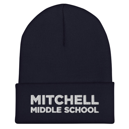 Cuffed Beanie | Mitchell Middle School Softball | Crest Logo
