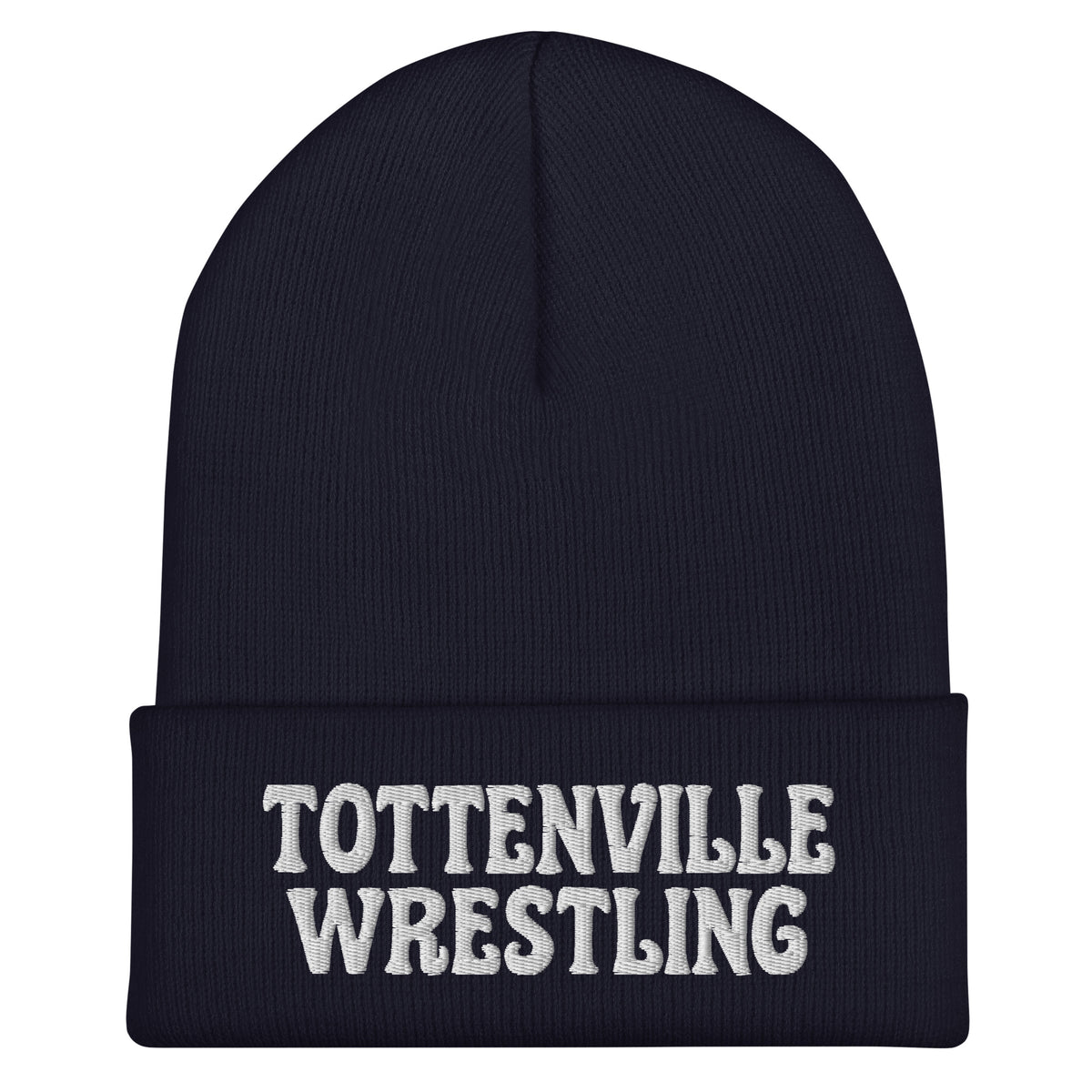 Cuffed Beanie | Tottenville wrestling club | Crest Logo
