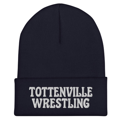 Cuffed Beanie | Tottenville wrestling club | Crest Logo