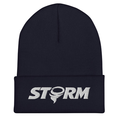 Cuffed Beanie | Storm Baseball Team | Lettermark Logo