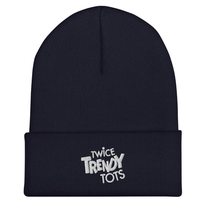 Cuffed Beanie | Twice Trendy Tots | Crest Logo