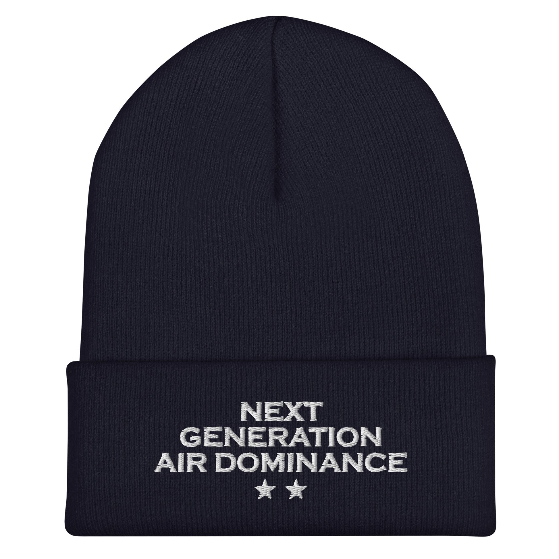 Cuffed Beanie | Next Generation Air Dominance | Modern Script Logo