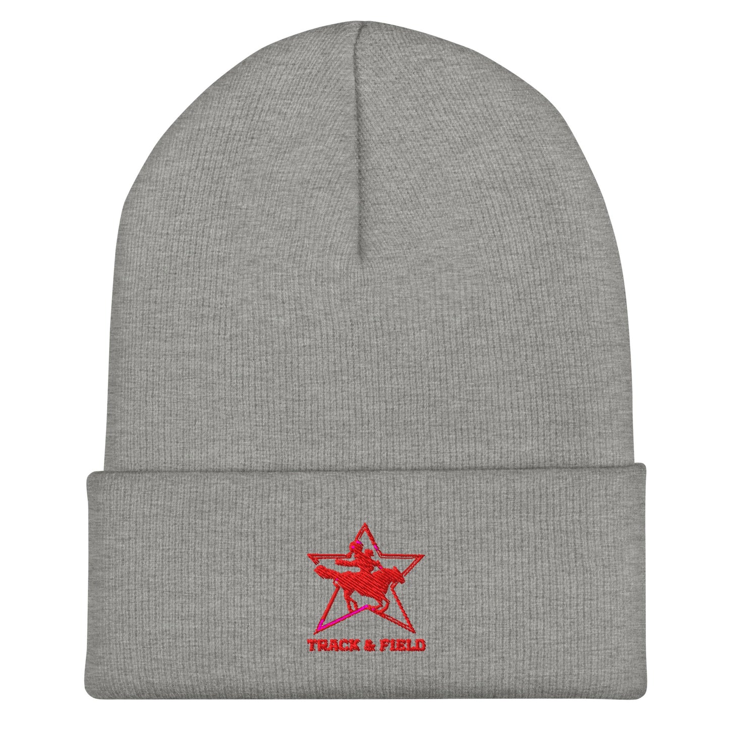 Cuffed Beanie | North Lake Track and Field | Cowboy T&F Logo