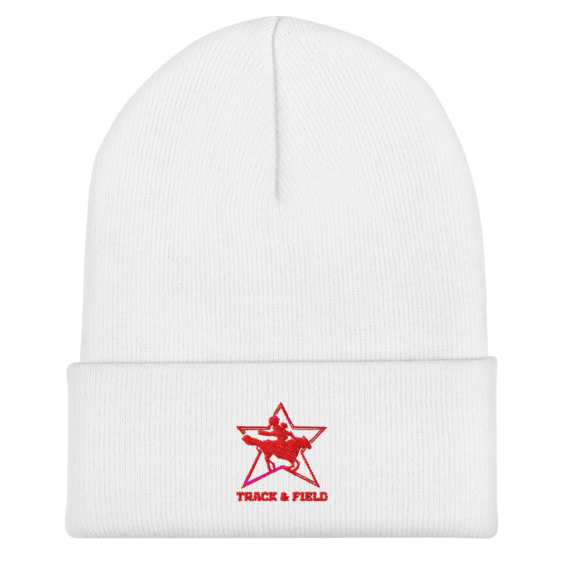 Cuffed Beanie | North Lake Track and Field | Cowboy T&F Logo