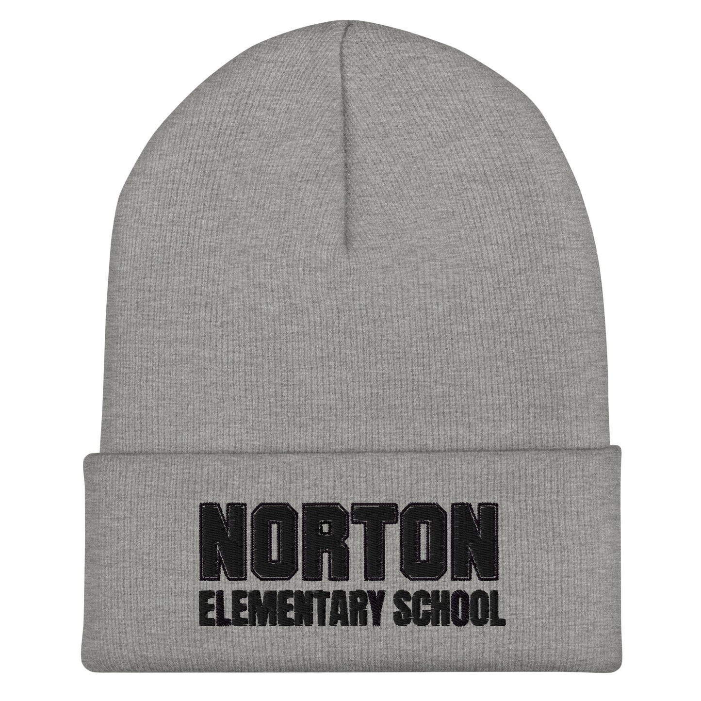 Cuffed Beanie | Norton Elementary School | Block Script Logo
