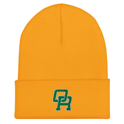 Cuffed Beanie | Oakridge Flag Football | Varsity Interlock Logo