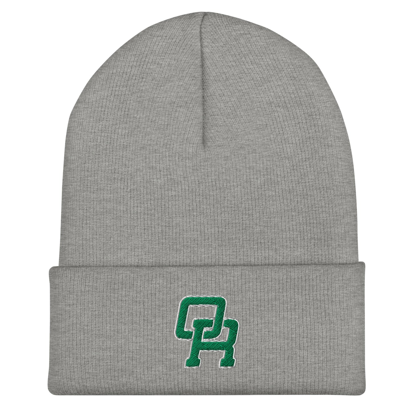 Cuffed Beanie | Oakridge Flag Football | Varsity Interlock Logo