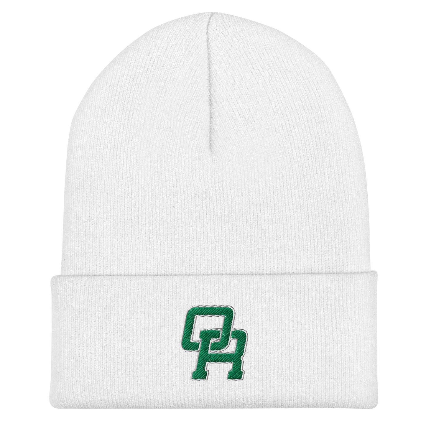 Cuffed Beanie | Oakridge Flag Football | Varsity Interlock Logo